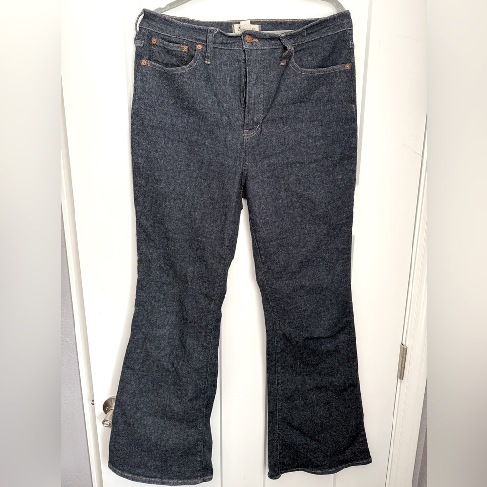 Madewell Dark Blue Flare Jeans
